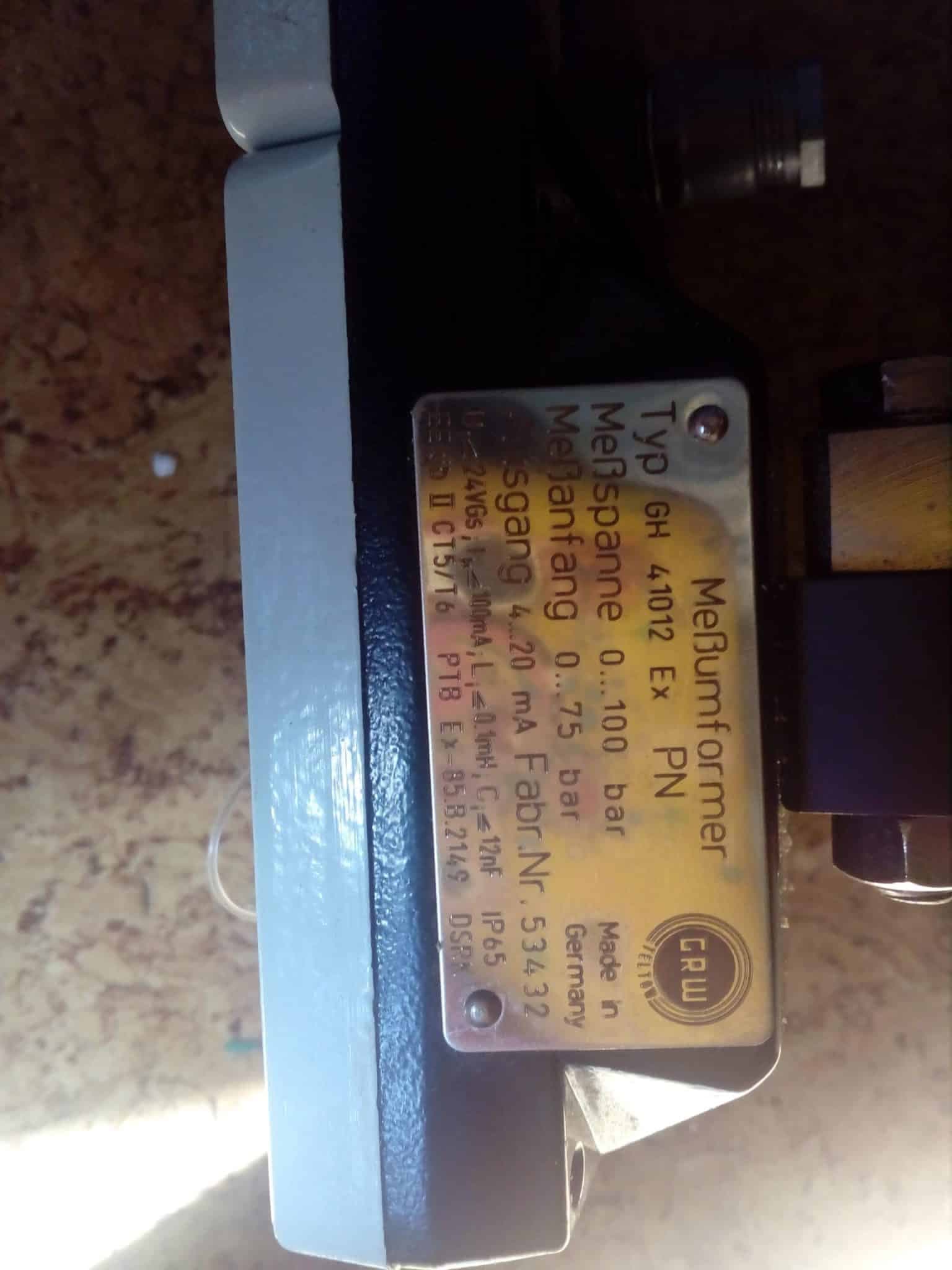 DDR Audapas перетворювачі для вимірювання тиску та різниці тиску TGL27487